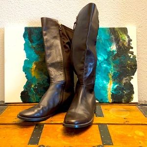 Kenneth Cole New York brown leather riding…